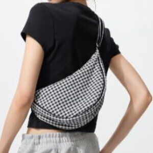 Uniqlo Round Mini Shoulder Bag | Gingham